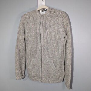 Fat Face Sweater Hoodie Zipper Pocket Sweater